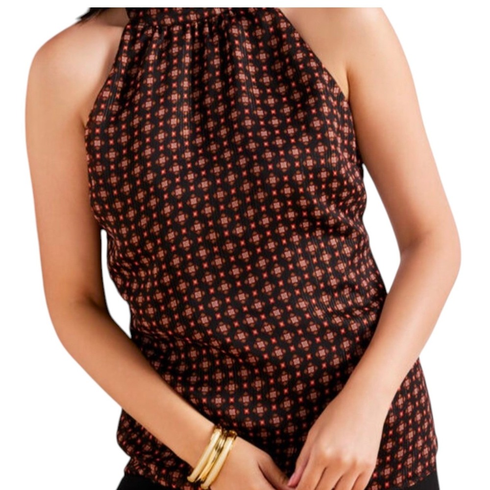 Talbots Dainty Medallion Halter Top Women 16 NEW